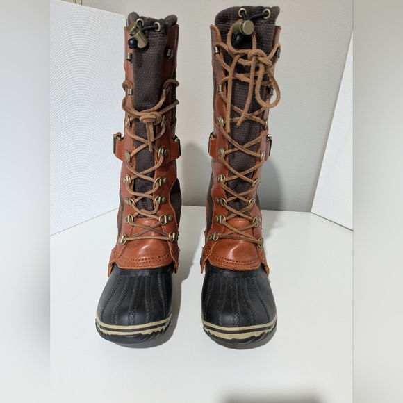 Sorel Conquest Carly Tall Winter Weather Boots 5.5 - Picture 6 of 12